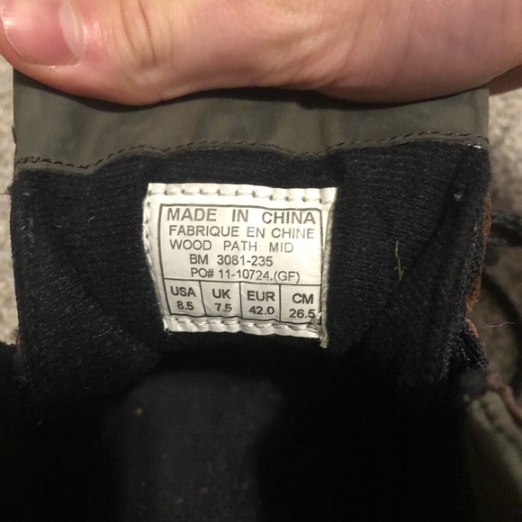 Colombia wood path mid US 8.5 - Picture 5 of 5